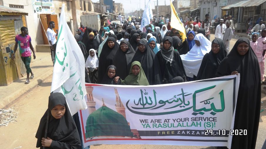 maulid procession in kano on 12 th r/auwwal 1442 /29  oct 2020